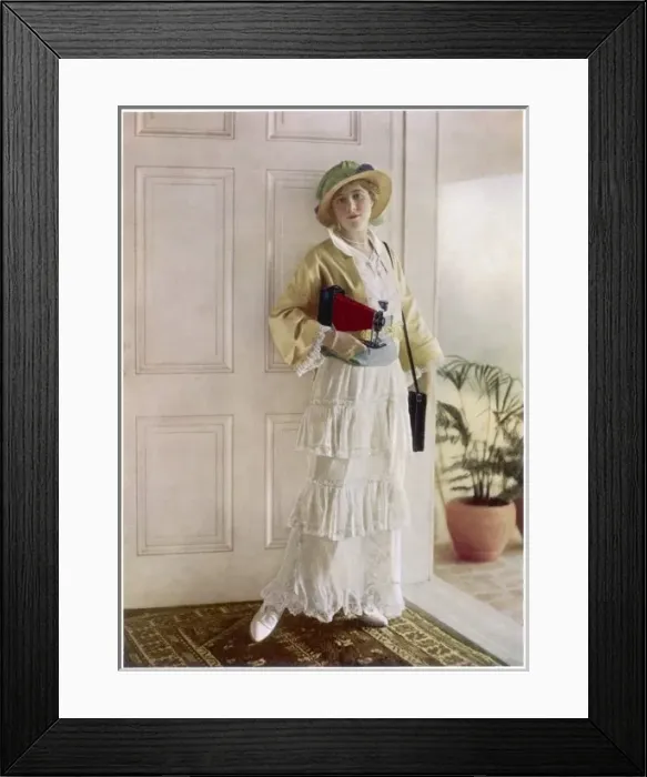 Framed Print : Lady Photographer Framed Print : Lady Photographer