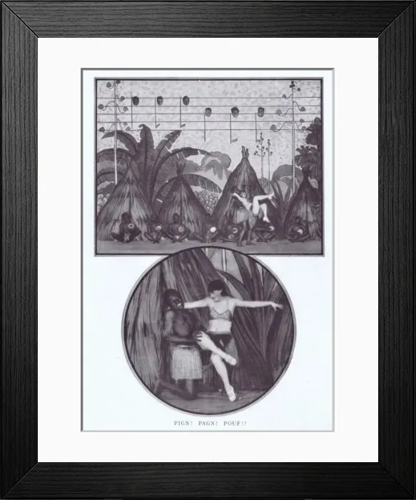 Framed Print : Un Soir de Folie at the Folies Bergere Framed Print : Un Soir de Folie at the Folies Bergere