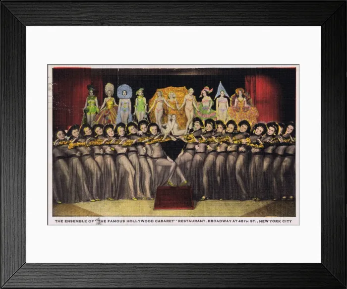 Framed Print : Hollywood Cabaret Restaurant Ensemble Framed Print : Hollywood Cabaret Restaurant Ensemble