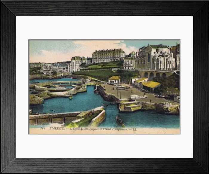 Framed Print : A view of Biarritz Framed Print : A view of Biarritz
