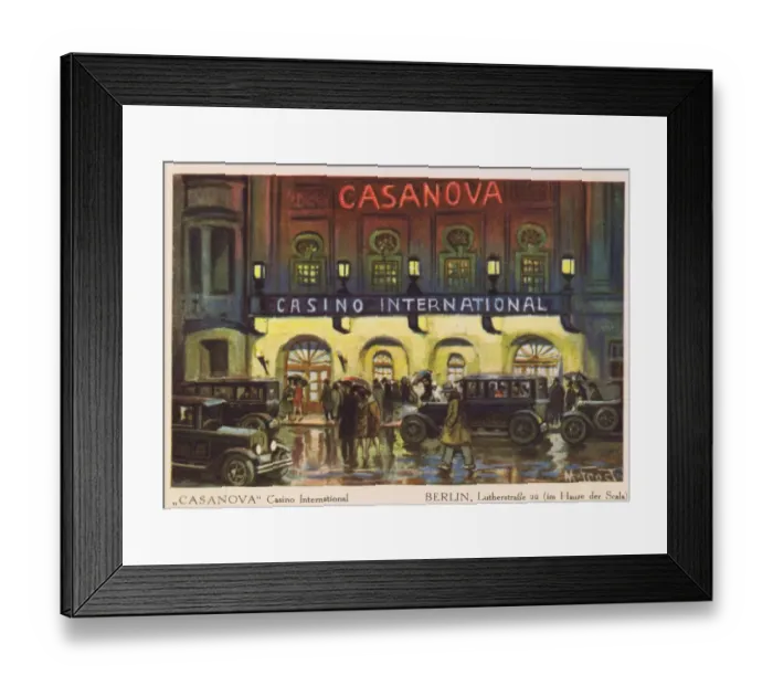 Framed Print : The exterior of the Casanova Casino International Framed Print : The exterior of the Casanova Casino International