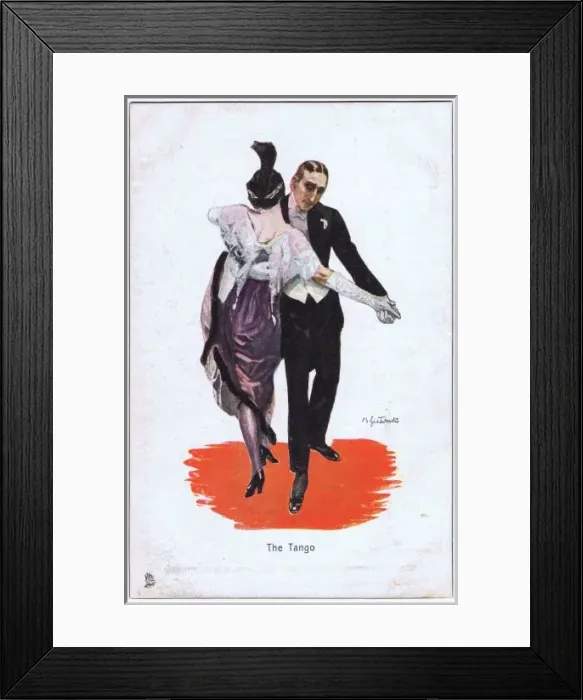 Framed Print : An illustration of the Tango in action Framed Print : An illustration of the Tango in action