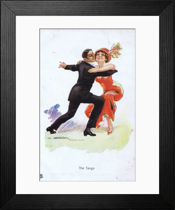 Framed Print : An illustration of the Tango in action Framed Print : An illustration of the Tango in action