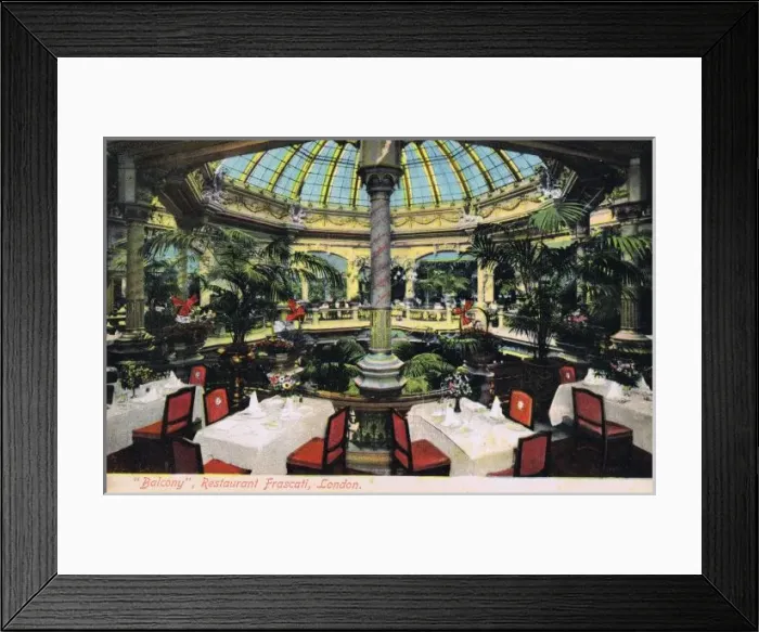 Framed Print : Restaurant Frascati, London Framed Print : Restaurant Frascati, London