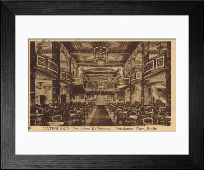 Framed Print : Vaterland Coffee House, Berlin Framed Print : Vaterland Coffee House, Berlin