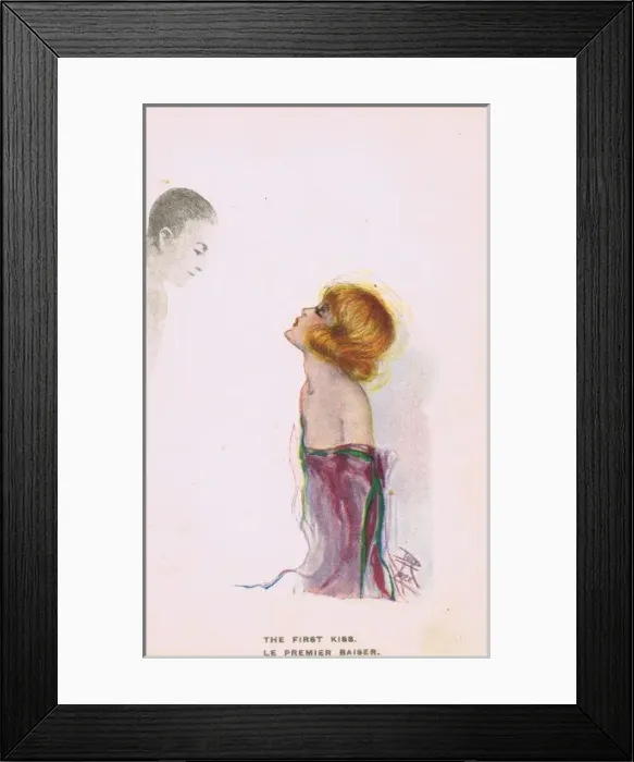 Framed Print : Glamour art deco postcard by Dolly Tree Framed Print : Glamour art deco postcard by Dolly Tree