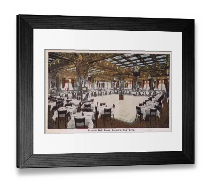 Framed Print : Futurist Ballroom at Rectors, New York Framed Print : Futurist Ballroom at Rectors, New York