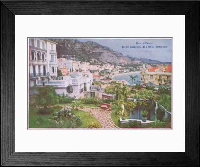 Framed Print : Suspended garden - Hotel Metropole, Monte Carlo Framed Print : Suspended garden - Hotel Metropole, Monte Carlo