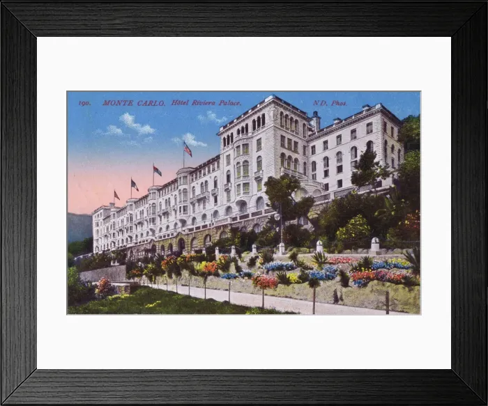 Framed Print : Hotel Riviera Palace, Monte Carlo Framed Print : Hotel Riviera Palace, Monte Carlo