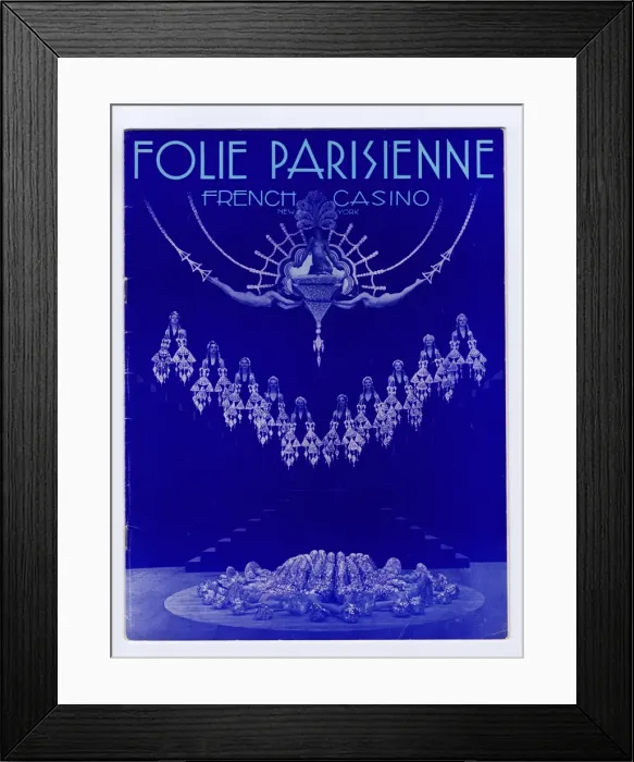 Framed Print : Folie Parisienne at the French Casino Framed Print : Folie Parisienne at the French Casino