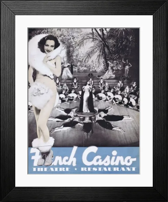 Framed Print : Folies de Femmes at the French Casino Framed Print : Folies de Femmes at the French Casino