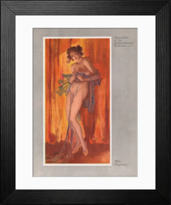 Framed Print : Mademoiselle Cognac Framed Print : Mademoiselle Cognac