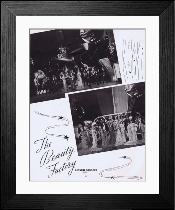 Framed Print : Beauty Factory scene from Plaisirs de Paris Framed Print : Beauty Factory scene from Plaisirs de Paris