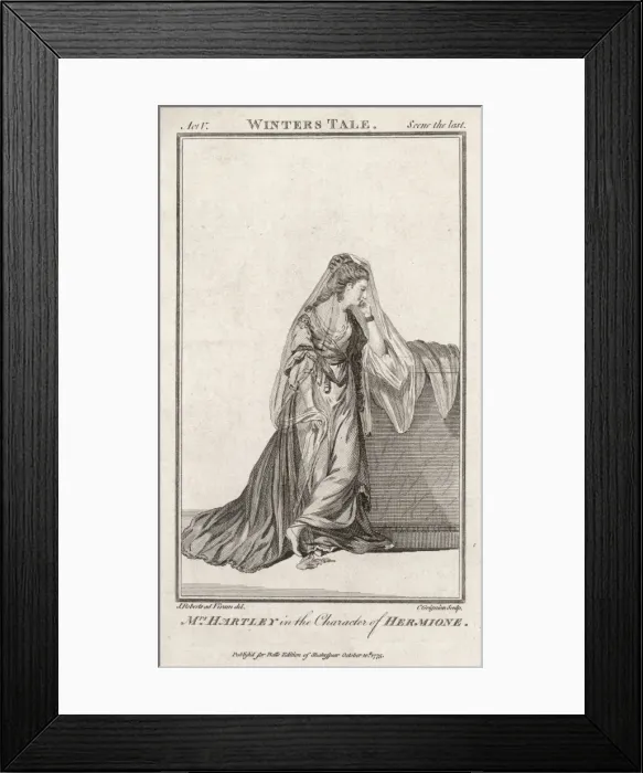 Framed Print : Hartley as Hermione Framed Print : Hartley as Hermione