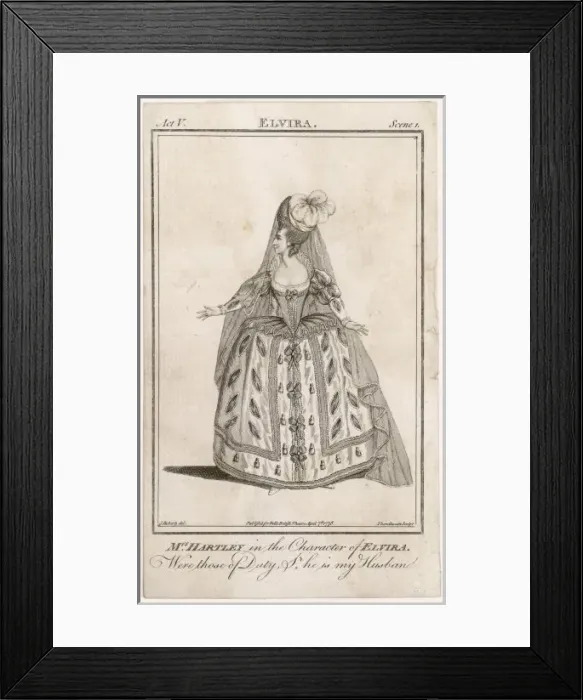 Framed Print : Hartley as Elvira Framed Print : Hartley as Elvira