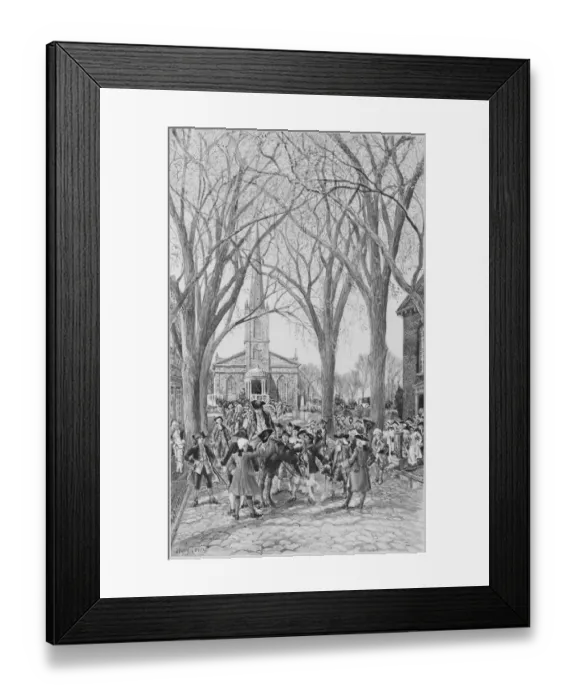 Framed Print : Announcing Lexington Framed Print : Announcing Lexington