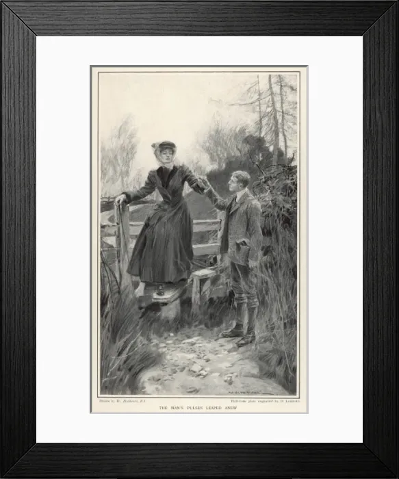 Framed Print : Negotiating a Stile Framed Print : Negotiating a Stile
