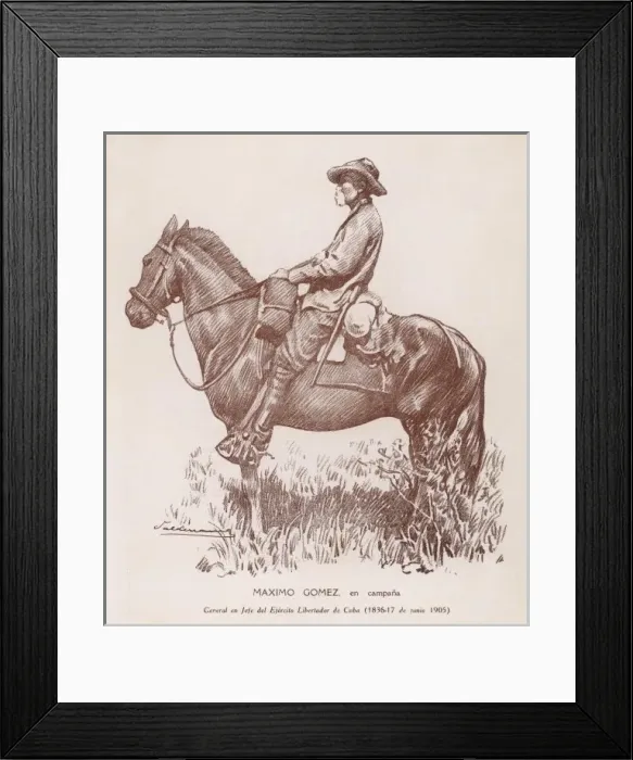 Framed Print : Maximo Gomez Framed Print : Maximo Gomez