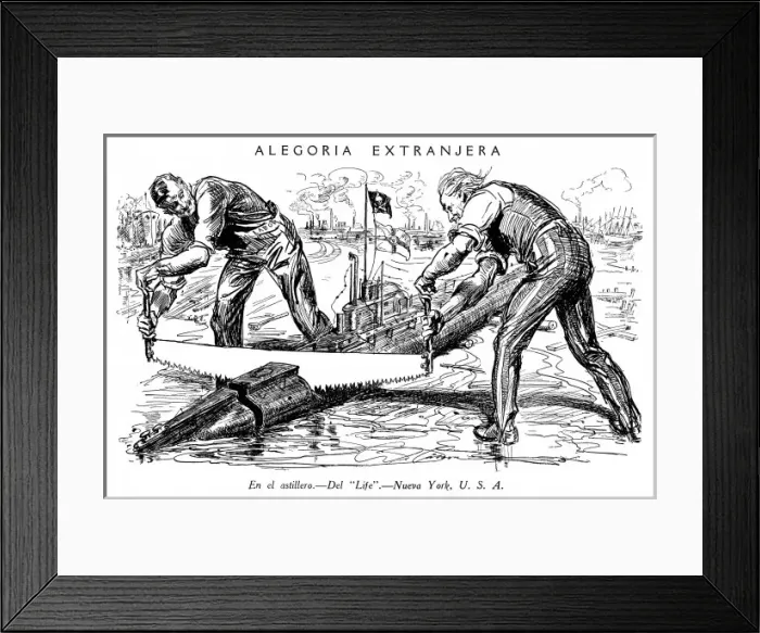 Framed Print : Americans Versus Uboats Framed Print : Americans Versus Uboats