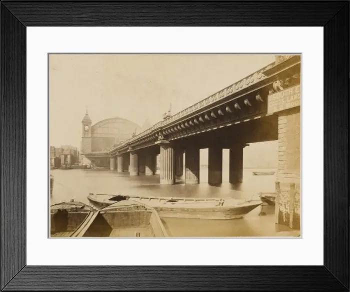 Framed Print : Cannon Street Bridge Framed Print : Cannon Street Bridge