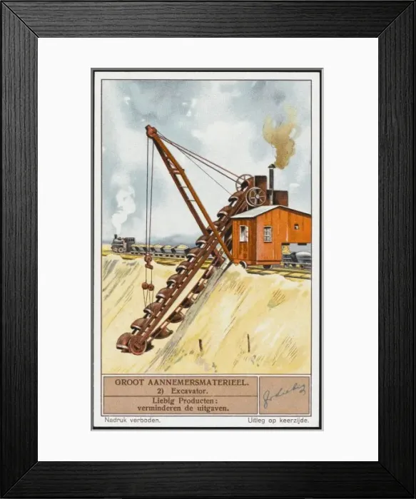 Framed Print : Excavator at Work Framed Print : Excavator at Work