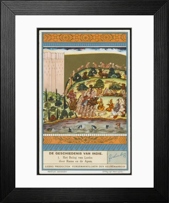 Framed Print : Rama in Lanka Framed Print : Rama in Lanka