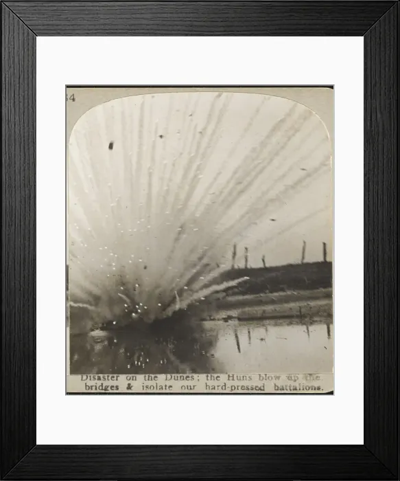 Framed Print : Disaster on the Dunes Framed Print : Disaster on the Dunes