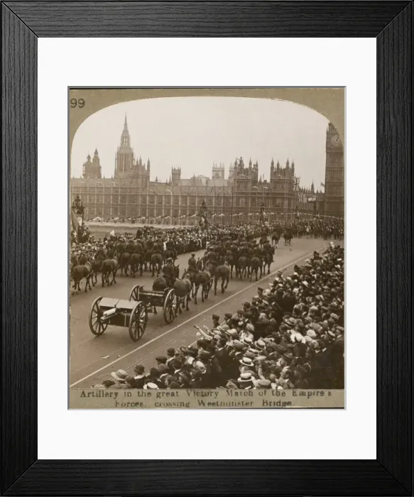 Framed Print : Wwi London Victory March Framed Print : Wwi London Victory March