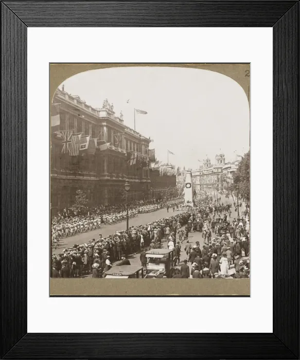 Framed Print : Wwi Peace Procession Framed Print : Wwi Peace Procession