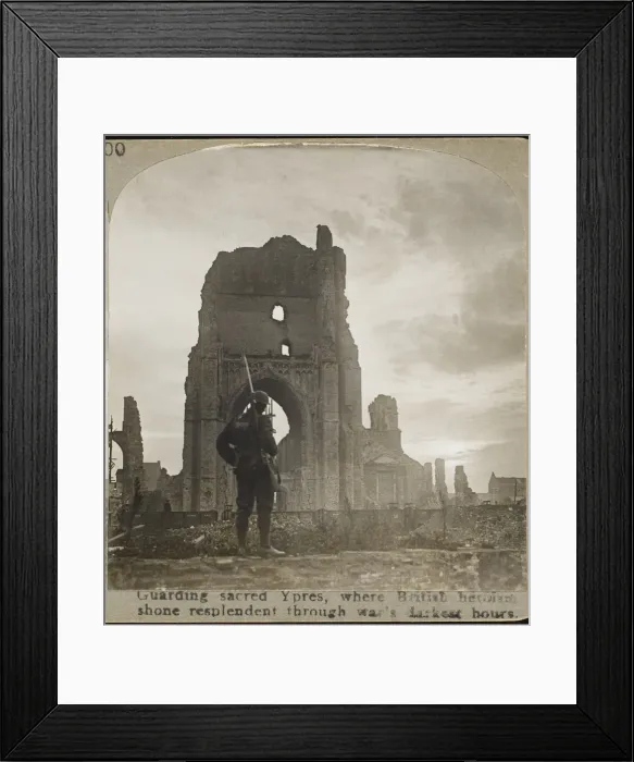 Framed Print : Ypres Guarded Wwi Framed Print : Ypres Guarded Wwi