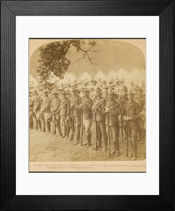 Framed Print : British Colonial Troops Framed Print : British Colonial Troops