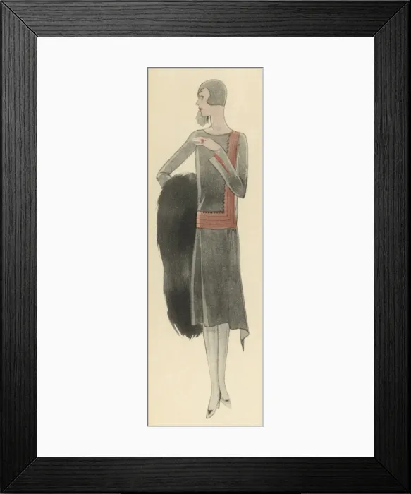 Framed Print : Amazone by Poiret Framed Print : Amazone by Poiret