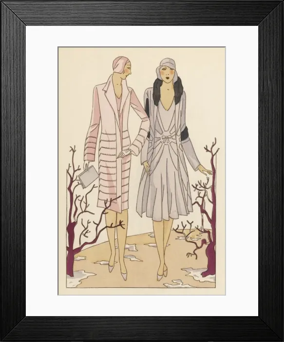 Framed Print : Two Ladies Outdoors Framed Print : Two Ladies Outdoors