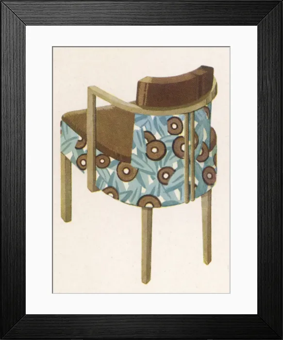 Framed Print : Art Deco Chair Framed Print : Art Deco Chair