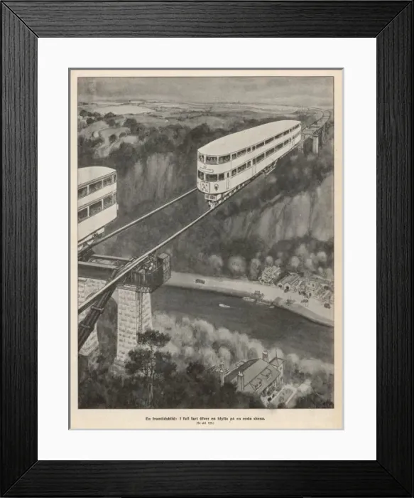 Framed Print : Tomorrows Monorail Framed Print : Tomorrows Monorail