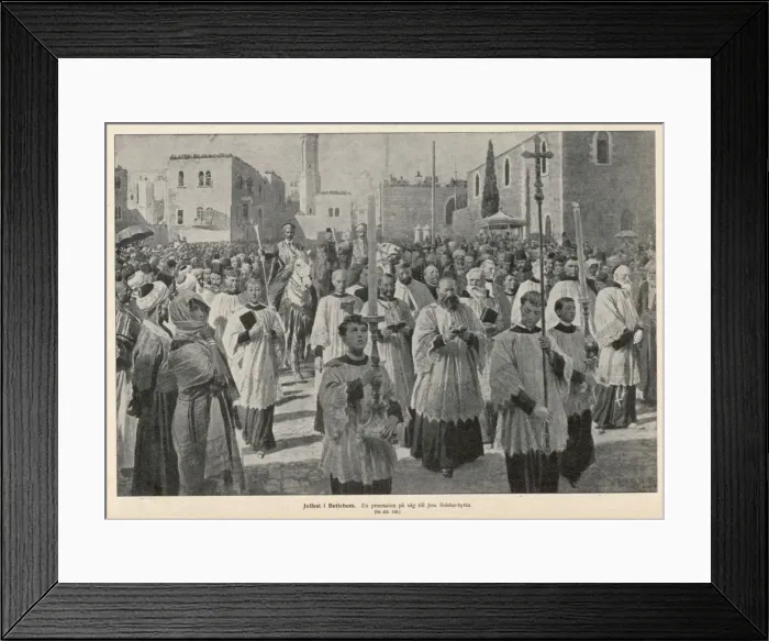 Framed Print : Procession in Bethlehem Framed Print : Procession in Bethlehem