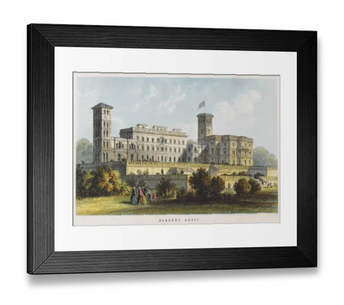 Framed Print : Osborne House 1850S Framed Print : Osborne House 1850S