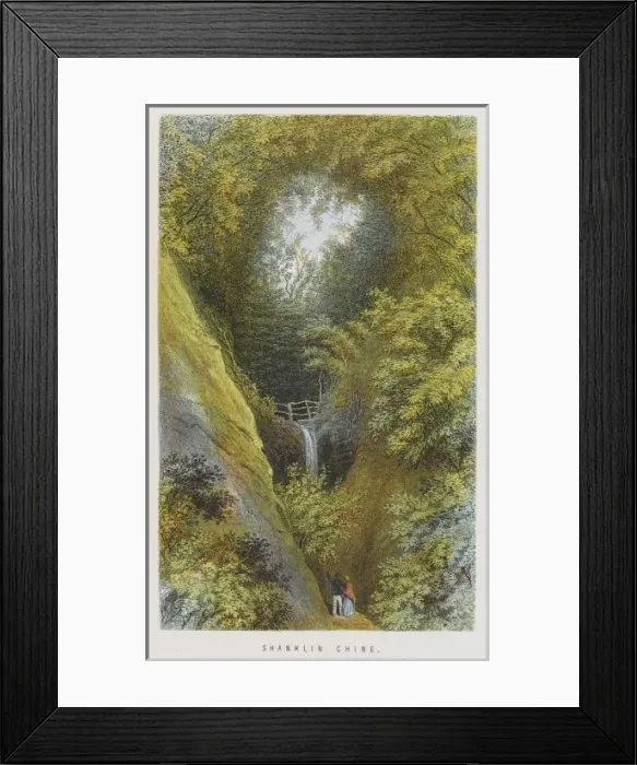 Framed Print : Shanklin Chine I. O. W Framed Print : Shanklin Chine I. O. W