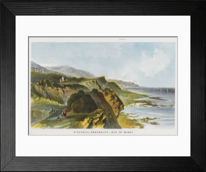 Framed Print : Steephill I. O. W Framed Print : Steephill I. O. W