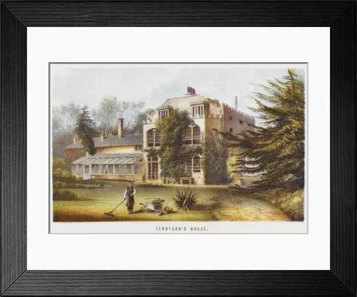 Framed Print : Tennyson home I. O. W Framed Print : Tennyson home I. O. W