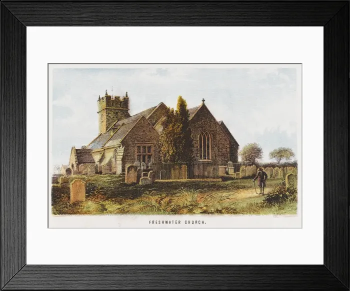 Framed Print : Freshwater Church Framed Print : Freshwater Church
