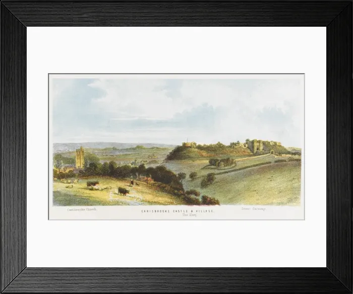Framed Print : Carisbrook I. O. W Framed Print : Carisbrook I. O. W