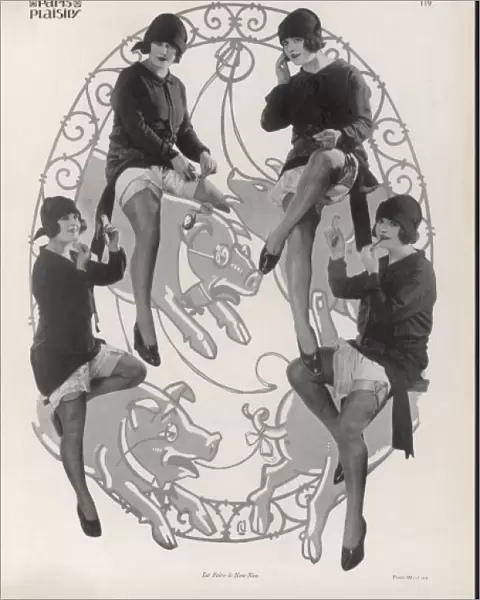 Showgirl on Pig 1926