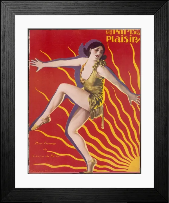 Framed Print : Showgirl Miss Florence Framed Print : Showgirl Miss Florence