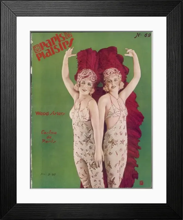 Framed Print : Showgirls, Wood Sisters Framed Print : Showgirls, Wood Sisters