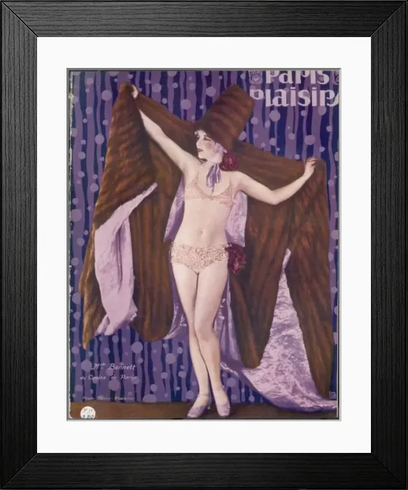 Framed Print : Showgirl, Bennett 1928 Framed Print : Showgirl, Bennett 1928