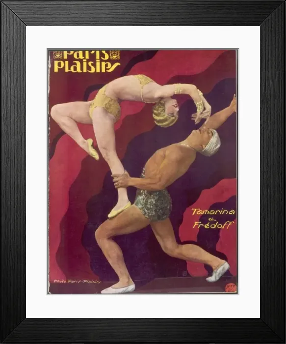 Framed Print : Tamarina & Fredoff 1928 Framed Print : Tamarina & Fredoff 1928