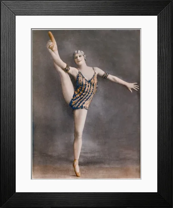Framed Print : Showgirl Schychowa 1929 Framed Print : Showgirl Schychowa 1929