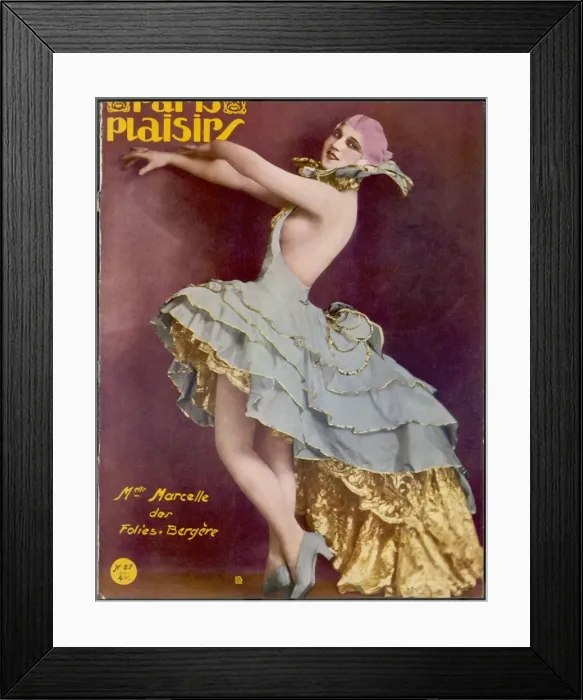 Framed Print : Showgirl Marcelle