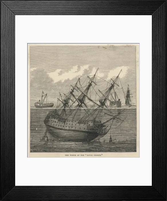Framed Print : THE ROYAL GEORGE Framed Print : THE ROYAL GEORGE